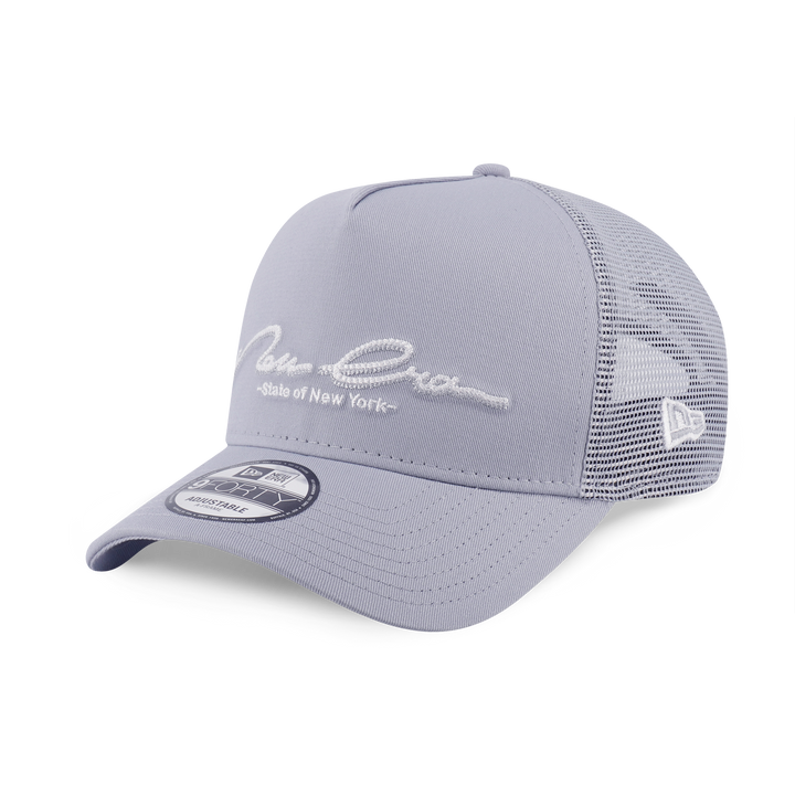 9FORTY A-Frame Trucker New Era Basic Dolphin Gray Snapback