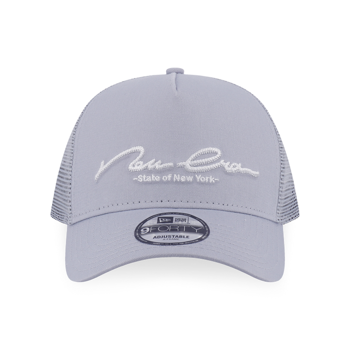 9FORTY A-Frame Trucker New Era Basic Dolphin Gray Snapback