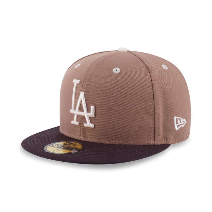 59FIFTY Los Angeles Dodgers Iced Latte Khaki Fitted