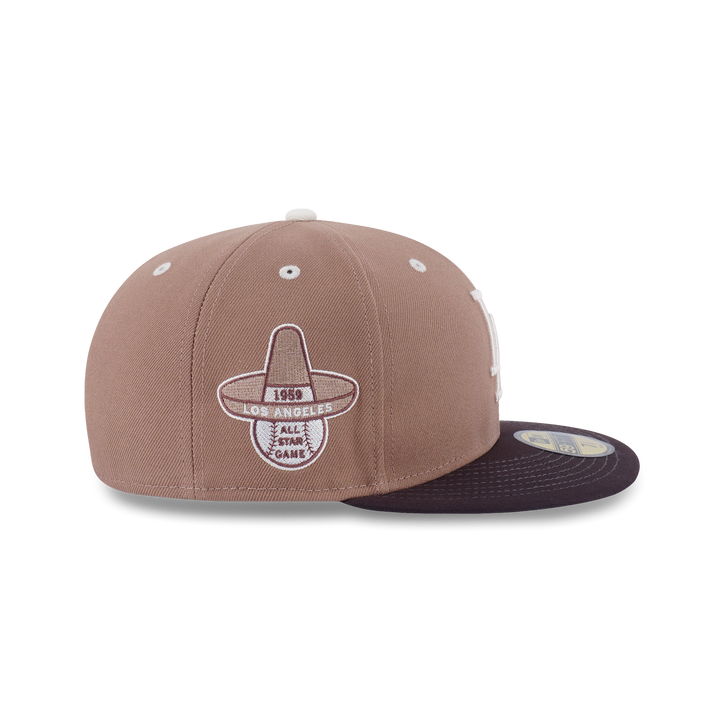 59FIFTY Los Angeles Dodgers Iced Latte Khaki Fitted
