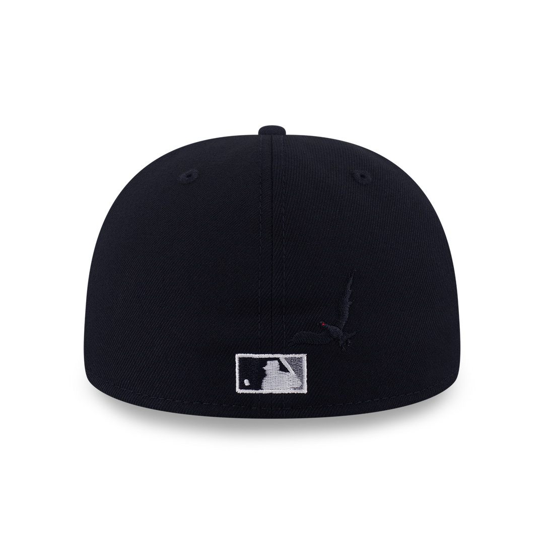 59FIFTY New York Yankees Cooperstown Crows 2-Tone Graphite Visor Black Fitted