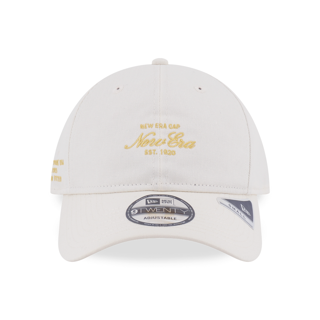 9TWENTY Small New Era Est. 1920 Chrome White Adjustable