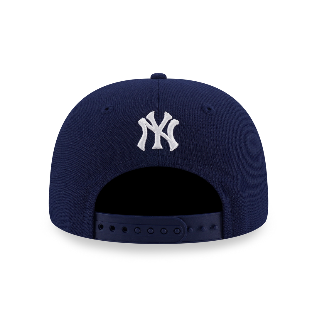 9FORTY A-Frame Kids New York Yankees League Mix Cartoon 2-Tone Gray Visor Oceanside Blue Snapback