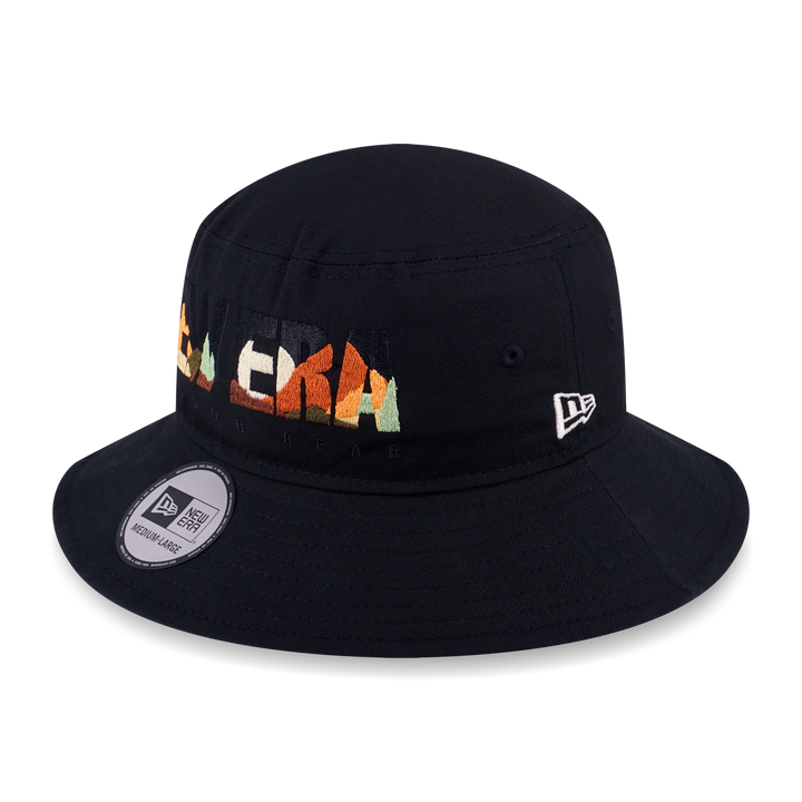 New Era Mountain Logo Black Adventure Lite