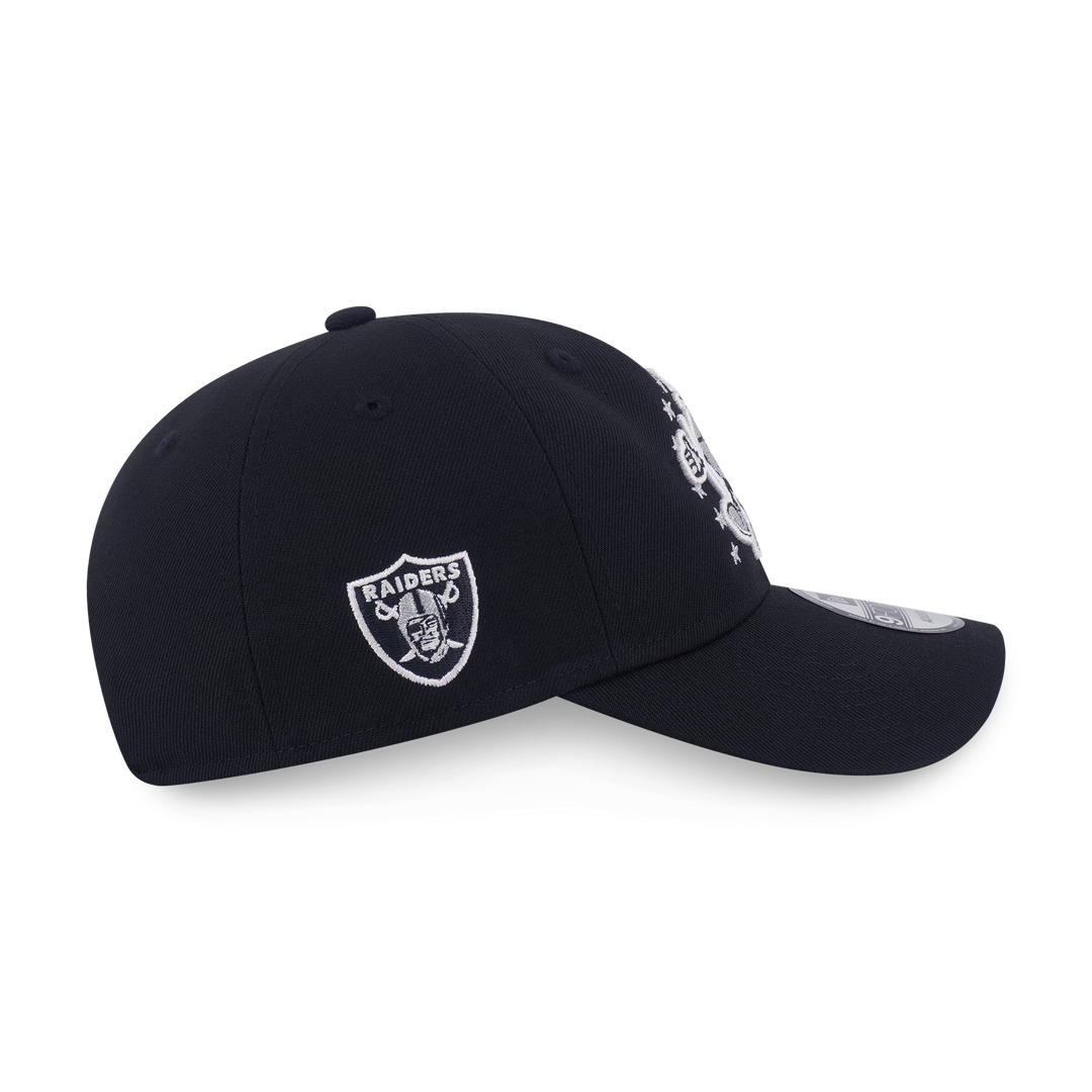 9FORTY Unstructured Las Vegas Raiders League Mix Cartoon Black Adjustable