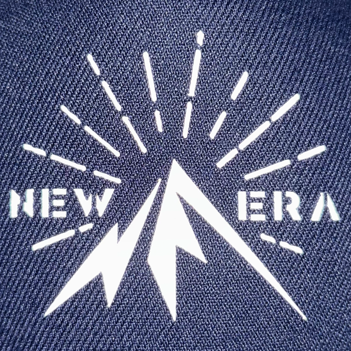 9FORTY A-Frame Trucker New Era Mountain Graphic Oceanside Blue Snapback