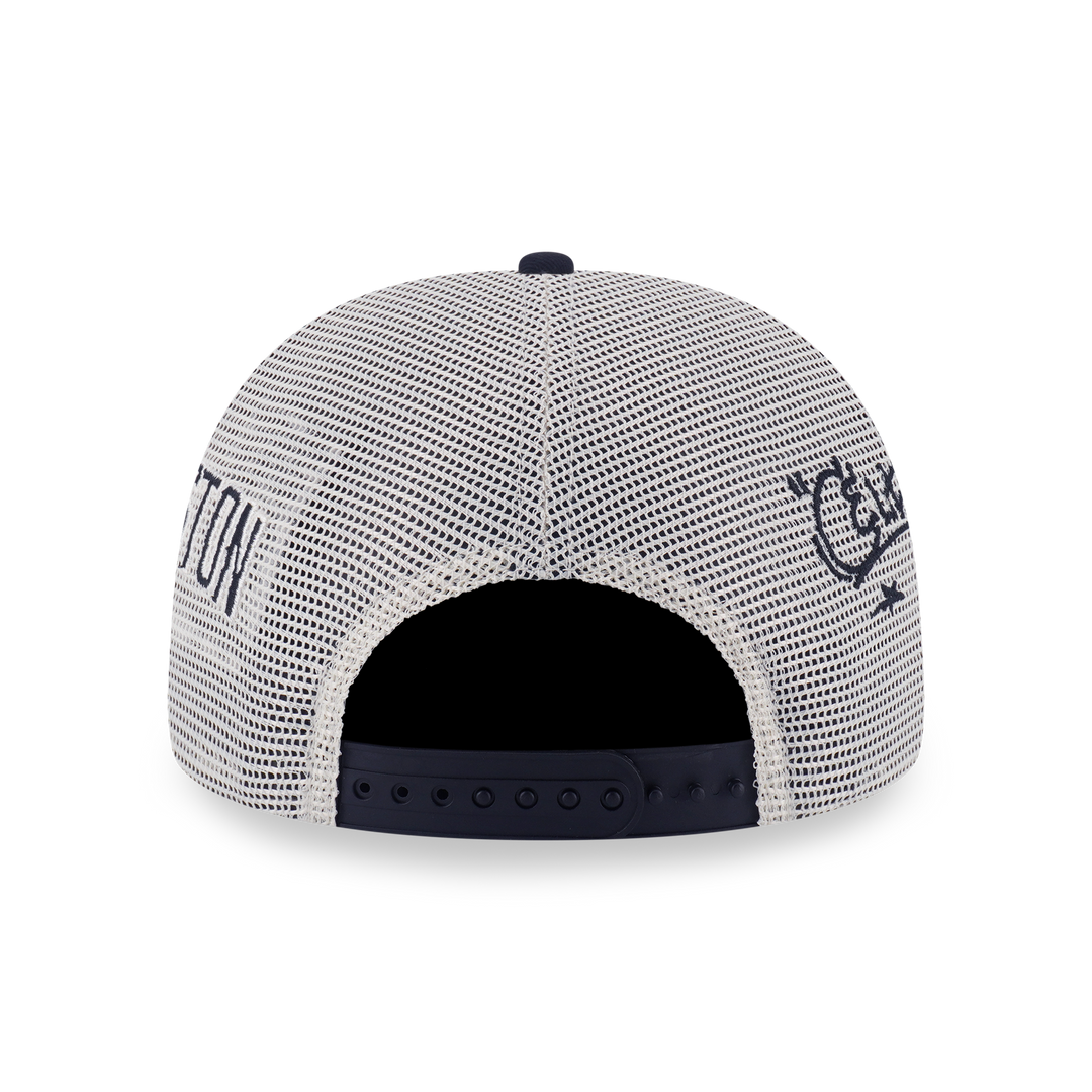 9FORTY A-Frame Trucker Boston Celtics League Mix Chrome White Snapback