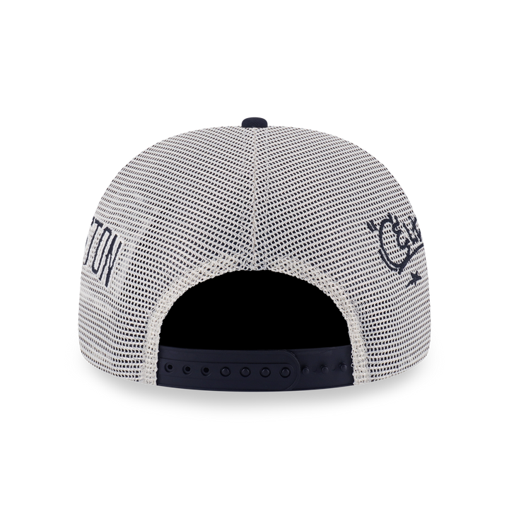 9FORTY A-Frame Trucker Boston Celtics League Mix Chrome White Snapback