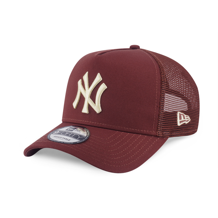 9FORTY A-Frame Trucker New York Yankees Color Era Deep Auburn Brown