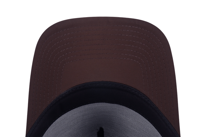 9FORTY A-Frame Los Angeles Dodgers Metal Badge Walnut Adjustable