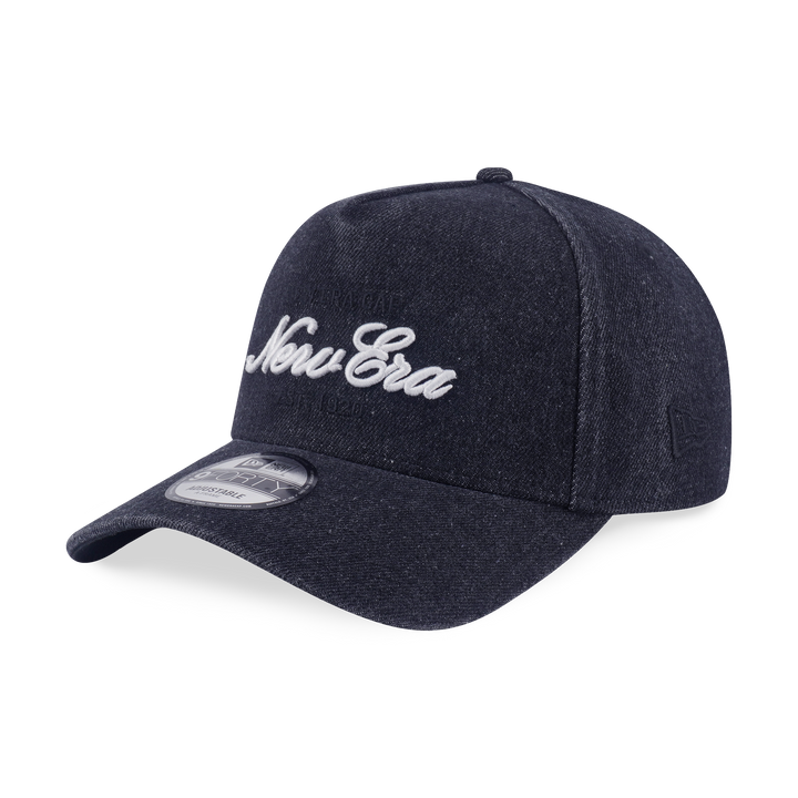 9FORTY A-Frame New Era Est. 1920 Indigo Black Denim Adjustable