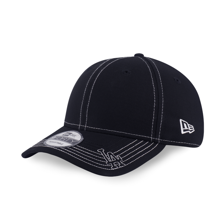 9FORTY Los Angeles Dodgers MLB Contrast Stitching Black Adjustable