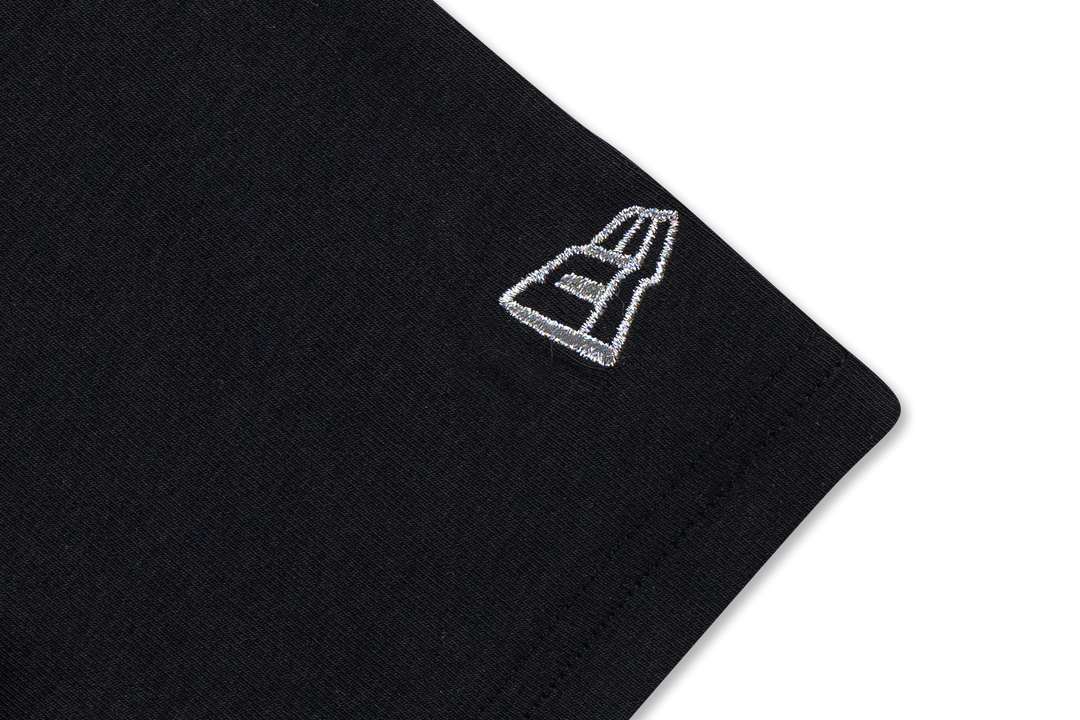 Women New Era Black Slim Fit Soccer Jersey