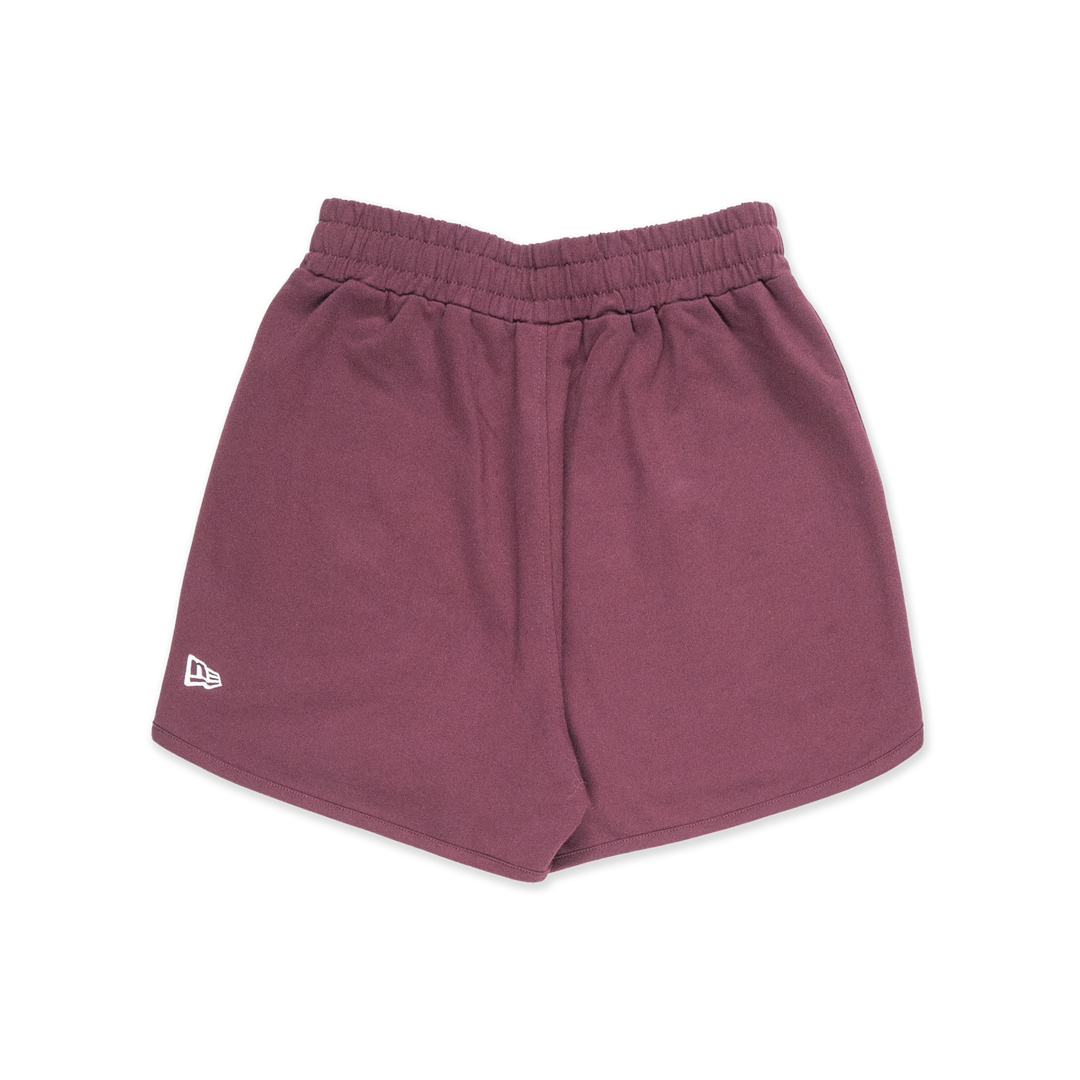 Women Los Angeles Dodgers Color Era Maroon Knit Shorts