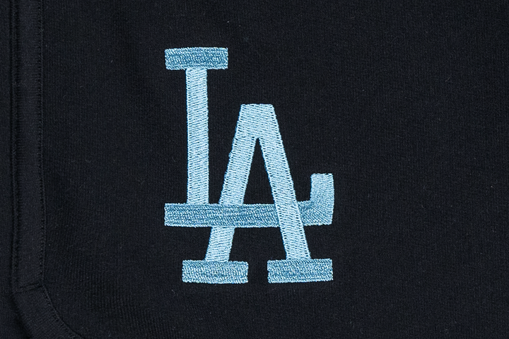 Women Los Angeles Dodgers Color Era Black Knit Shorts