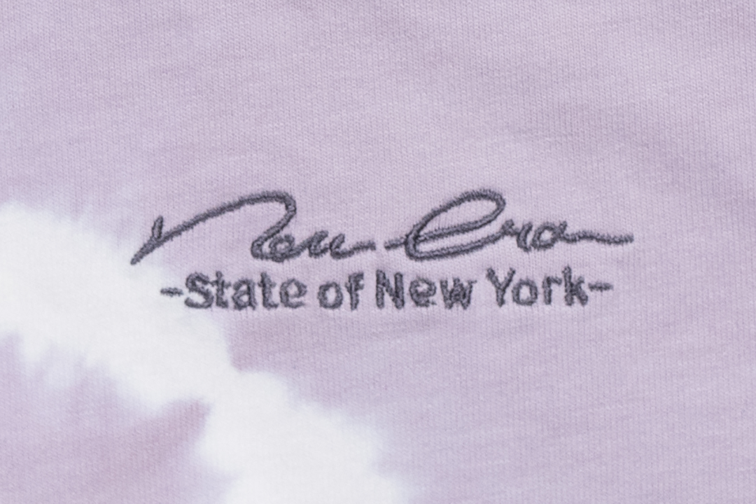 Women New Era Basic Tie Dyed Soft Lavender Crop Tee