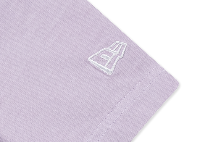 Women New Era Basic Tie Dyed Soft Lavender Crop Tee