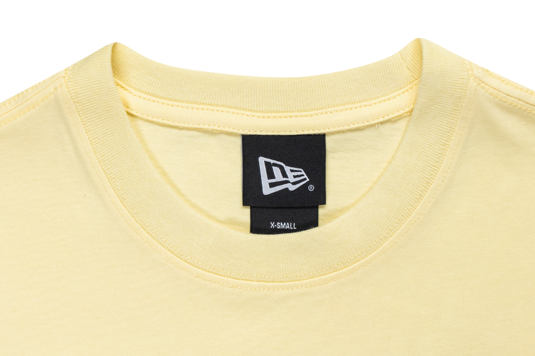 Women New York Yankees Color Era Powder Yellow Crop Tee