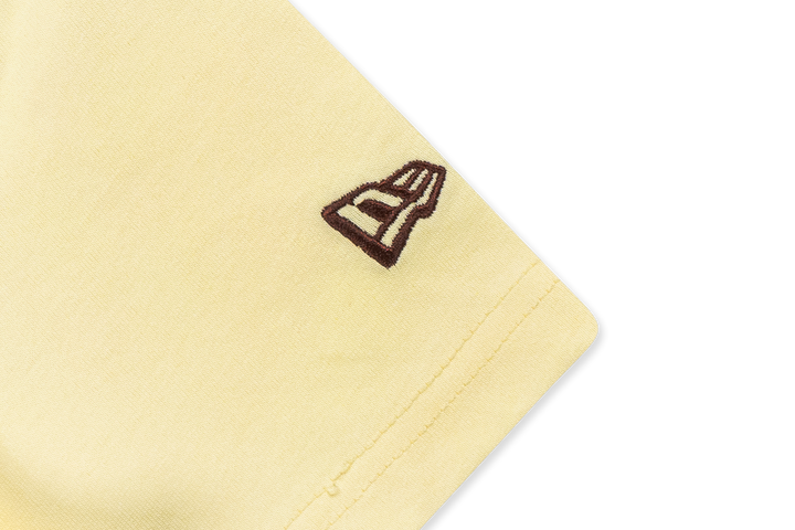 Women New York Yankees Color Era Powder Yellow Crop Tee