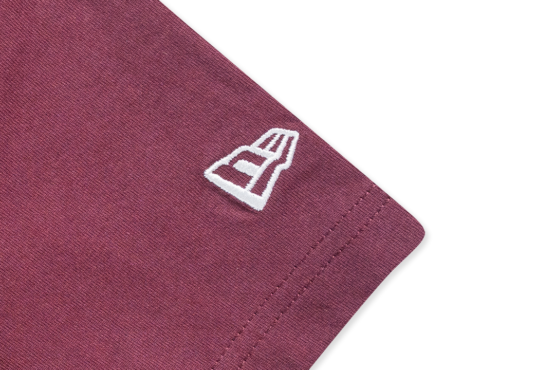 Women Los Angeles Dodgers Color Era Maroon Crop Tee