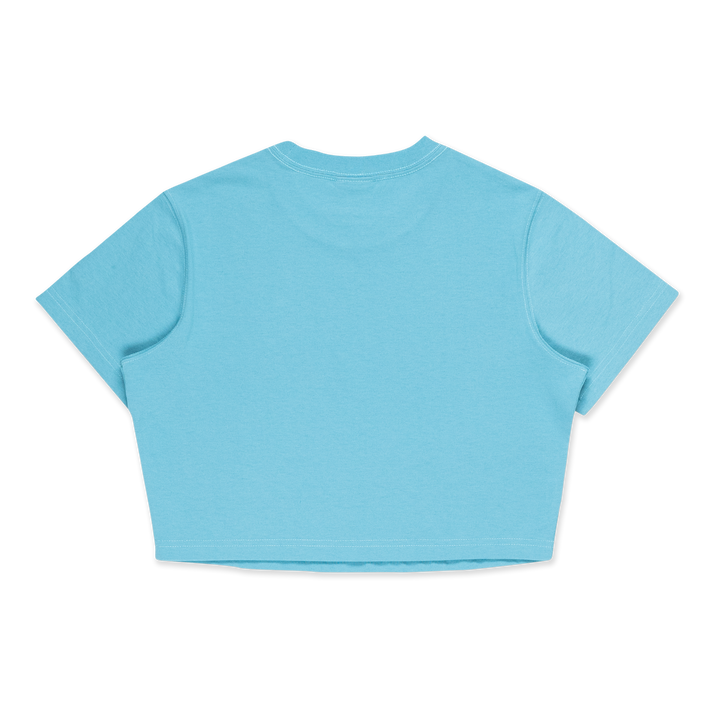 Women Los Angeles Dodgers Color Era Blue Foam Crop Tee