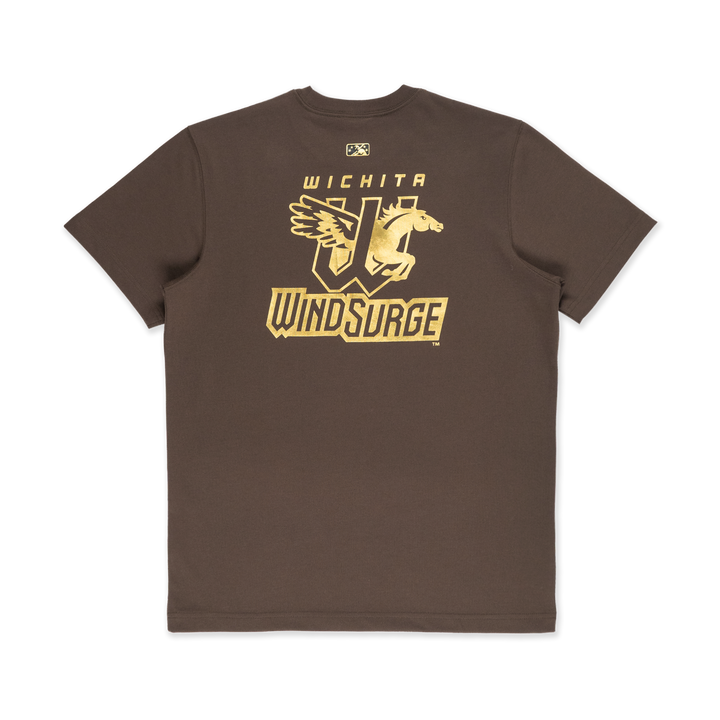 Wichita Wind Surge Year Of The Horse Walnut Short Sleeve T-Shirt