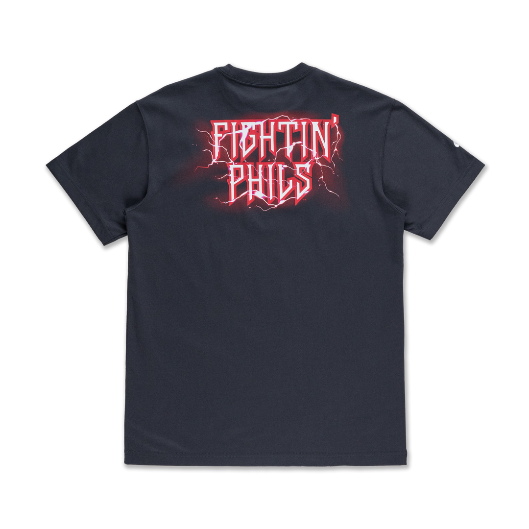 Philadelphia Phillies Rebellious Resistance Graphite Short Sleeve T-Shirt