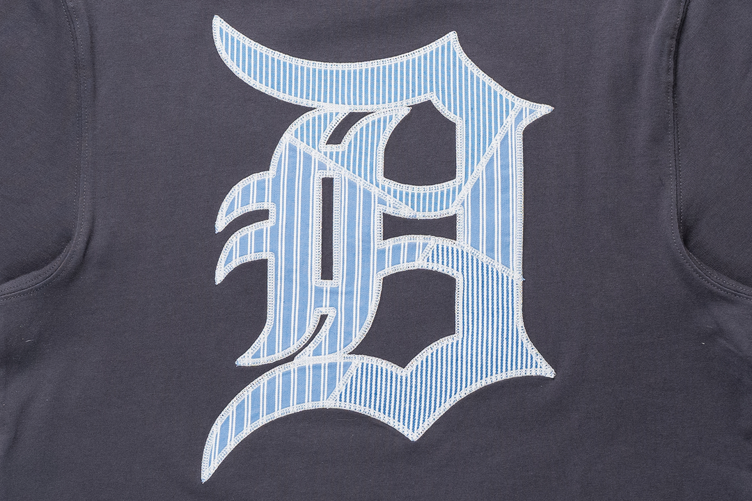 Detroit Tigers Patchwork Graphite Short Sleeve T-Shirt
