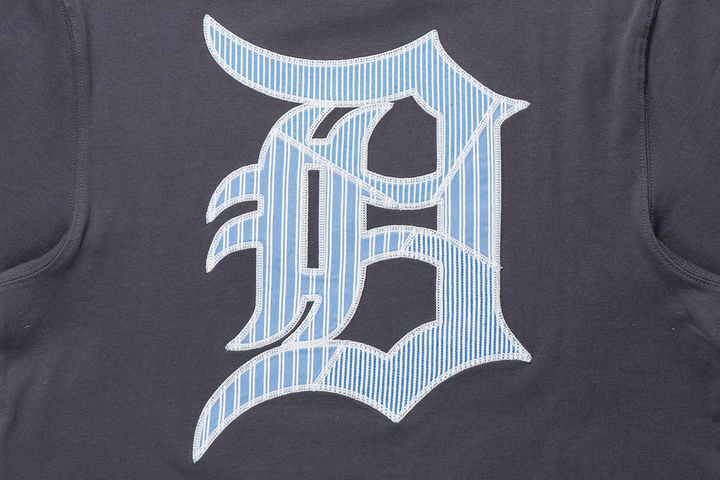 Detroit Tigers Patchwork Graphite Short Sleeve T-Shirt