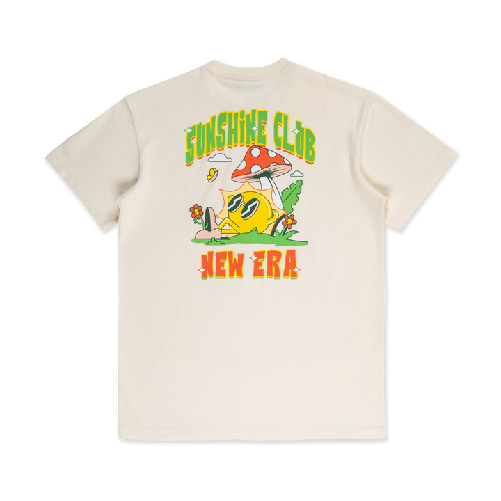 New Era Outdoor Fish Net Chrome White Short Sleeve T-Shirt