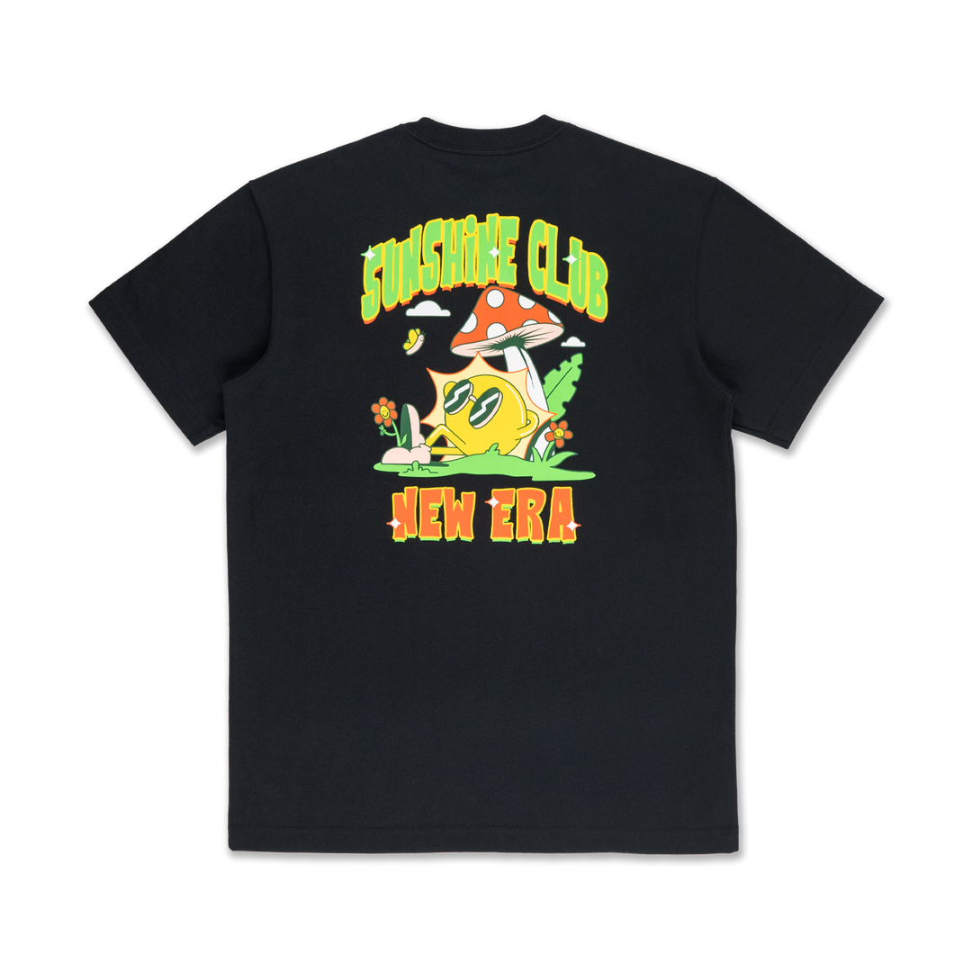 New Era Outdoor Fish Net Black Short Sleeve T-Shirt
