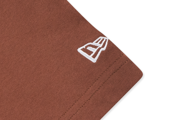 New Era Mountain Logo Deep Auburn Brown Short Sleeve T-Shirt