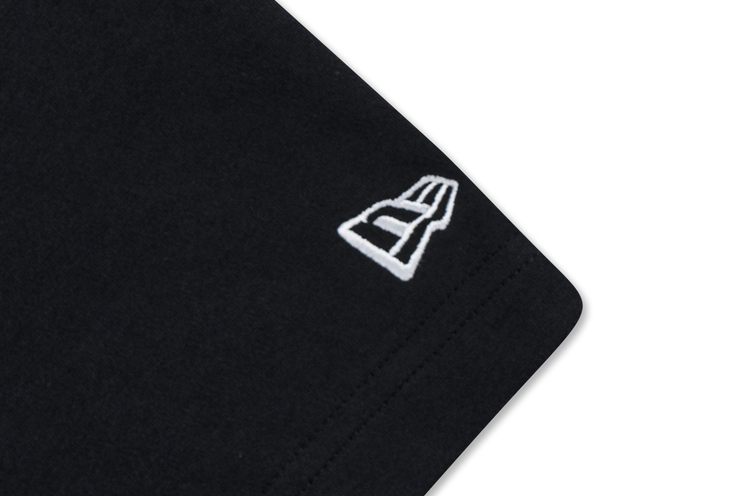 New Era Mountain Logo Black Short Sleeve T-Shirt