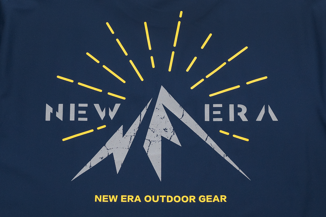 New Era Mountain Graphic Oceanside Blue Short Sleeve T-Shirt