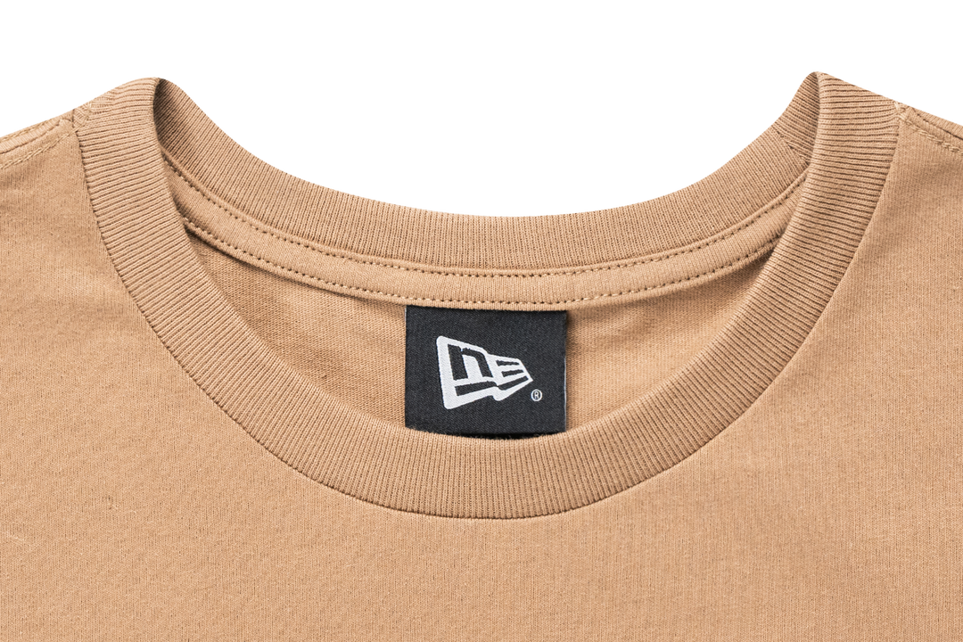 New York Yankees MLB Contrast Stitching Khaki Short Sleeve T-Shirt