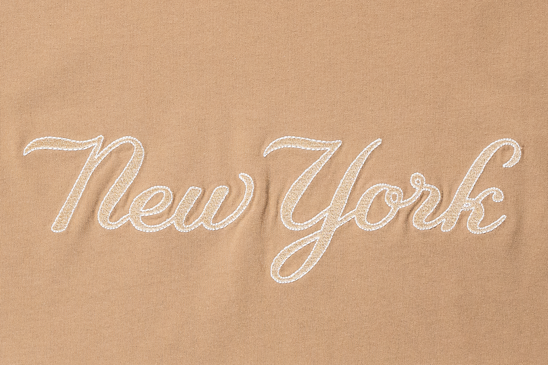 New York Yankees MLB Contrast Stitching Khaki Short Sleeve T-Shirt