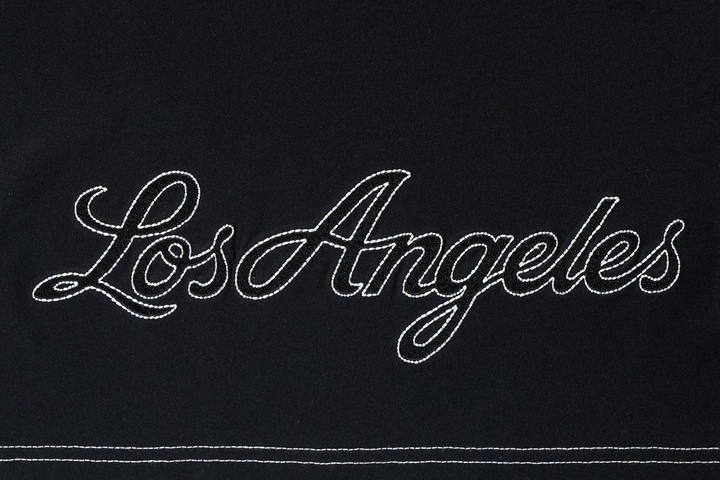 Los Angeles Dodgers MLB Contrast Stitching Black Short Sleeve T-Shirt