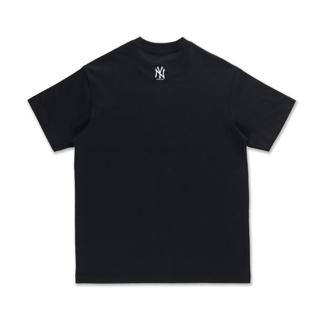 New York Yankees Mix League Script Black Short Sleeve T-Shirt