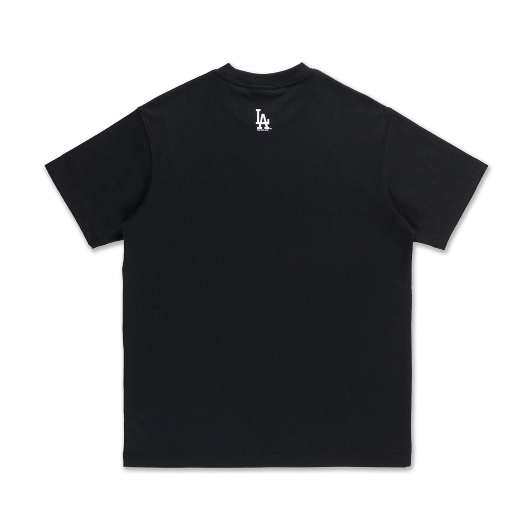 Los Angeles Dodgers Mix League Script Black Short Sleeve T-Shirt
