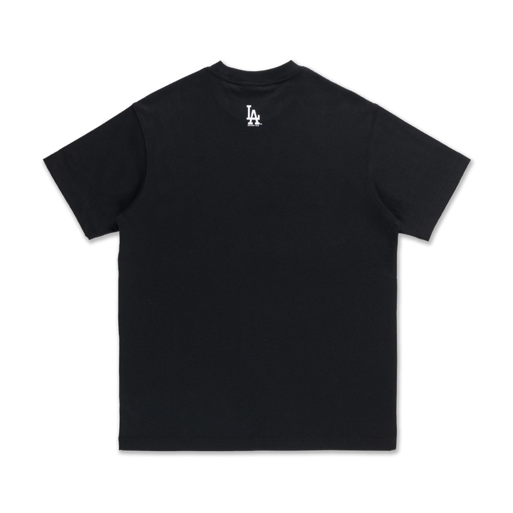 Los Angeles Dodgers Mix League Script Black Short Sleeve T-Shirt