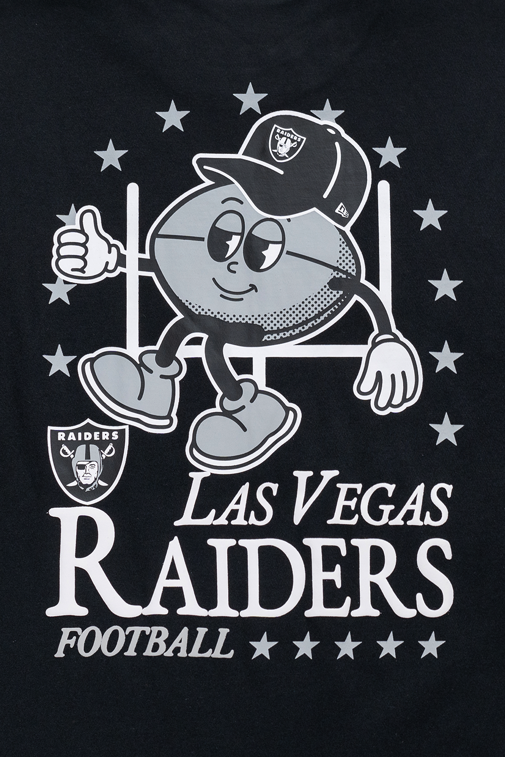 Las Vegas Raiders League Mix Cartoon Black Short Sleeve T-Shirt