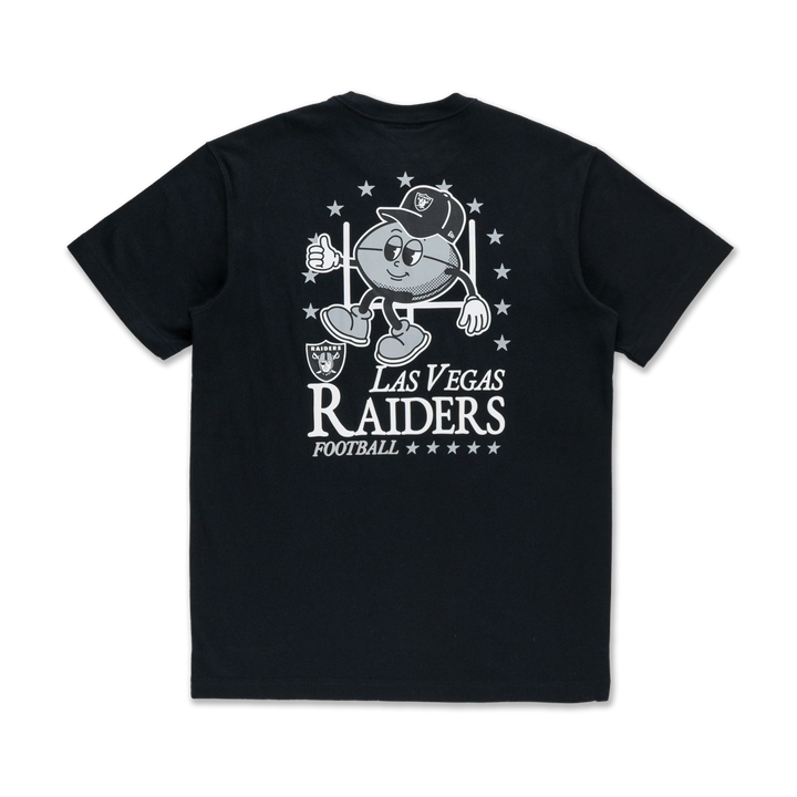 Las Vegas Raiders League Mix Cartoon Black Short Sleeve T-Shirt