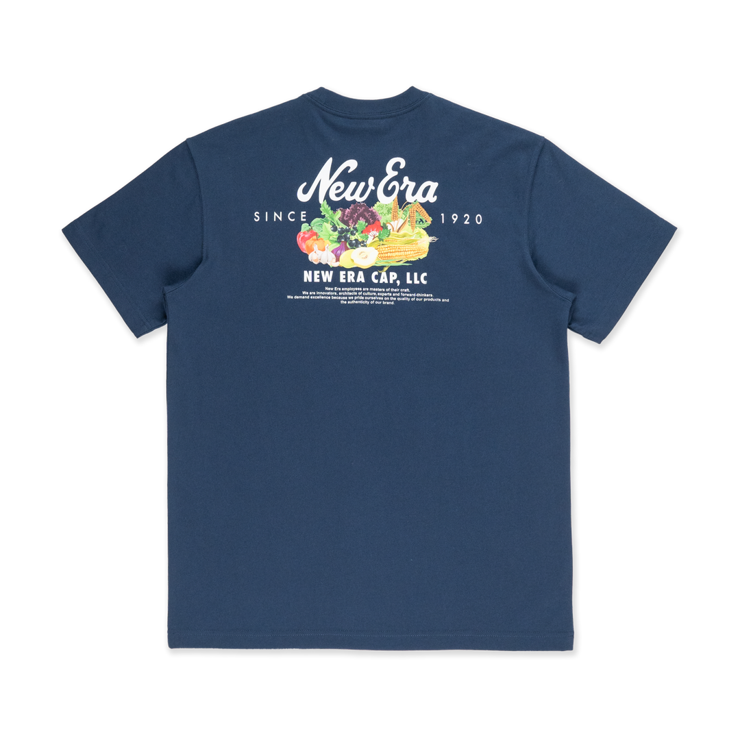 New Era Harvest Merch Oceanside Blue Short Sleeve T-Shirt