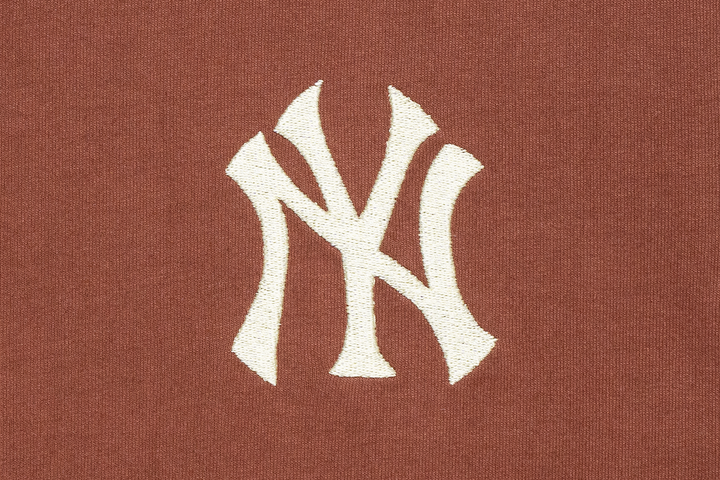 New York Yankees Color Era Deep Auburn Brown Short Sleeve T-Shirt