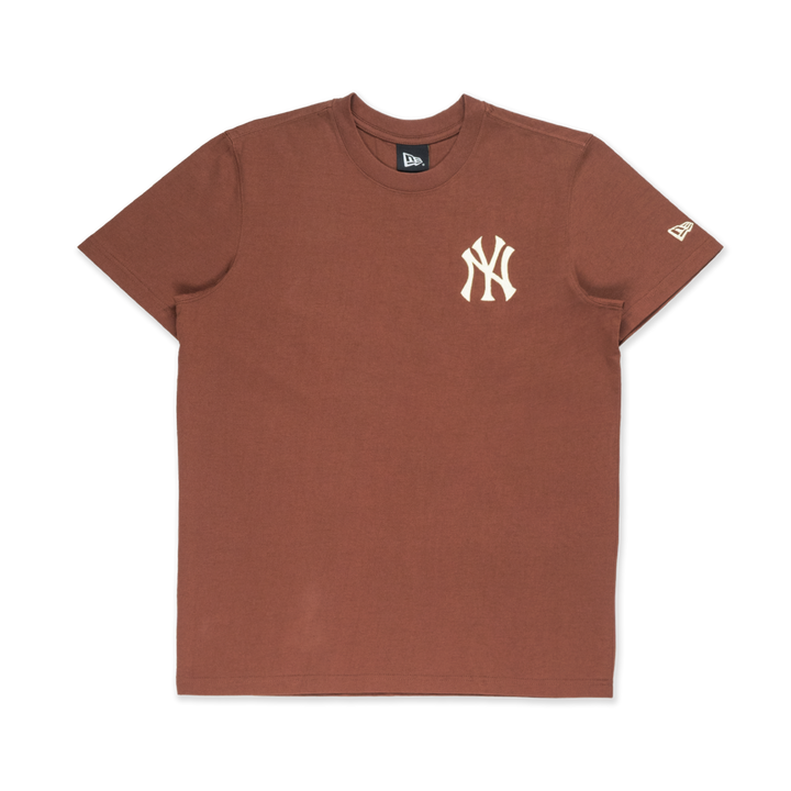 New York Yankees Color Era Deep Auburn Brown Short Sleeve T-Shirt