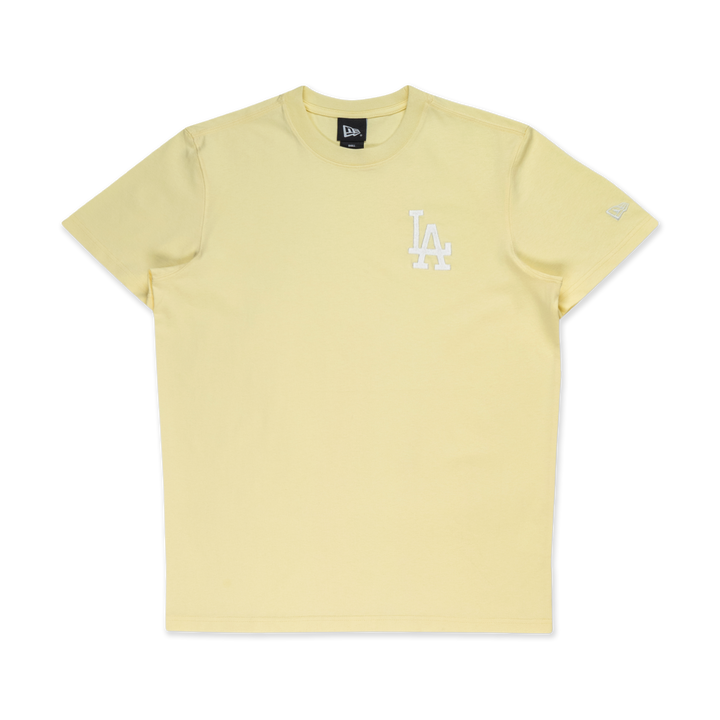 Los Angeles Dodgers Color Era Powder Yellow Short Sleeve T-Shirt