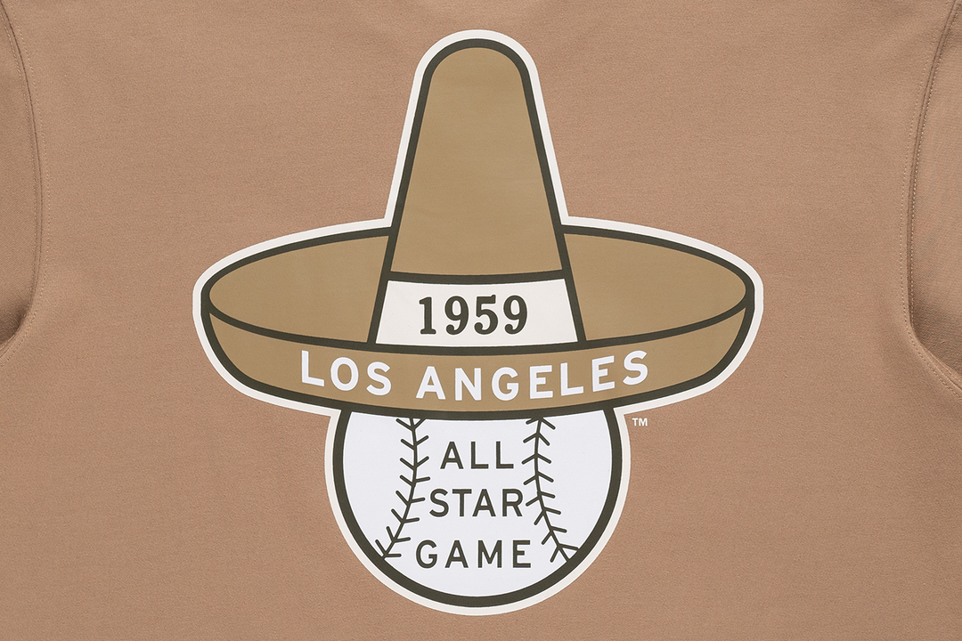 Los Angeles Dodgers Iced Latte Khaki Short Sleeve T-Shirt