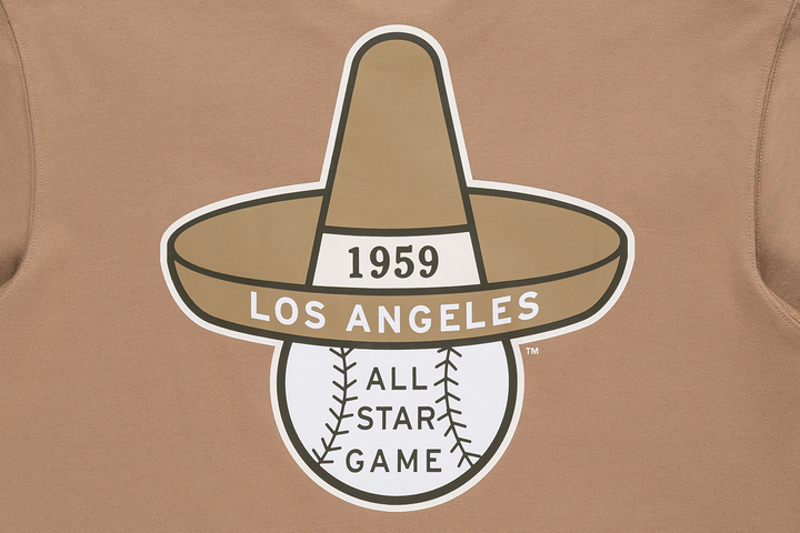 Los Angeles Dodgers Iced Latte Khaki Short Sleeve T-Shirt