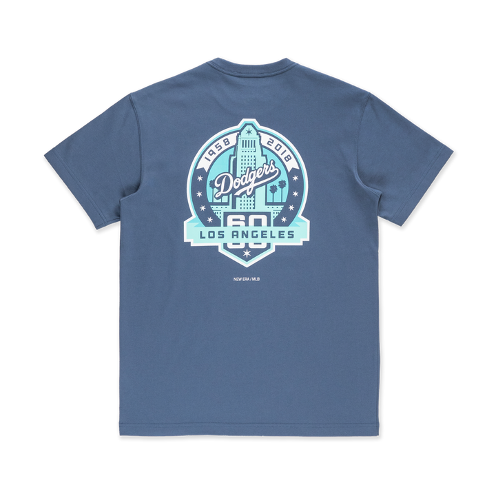 Los Angeles Dodgers Catchers Muted Indigo Short Sleeve T-Shirt