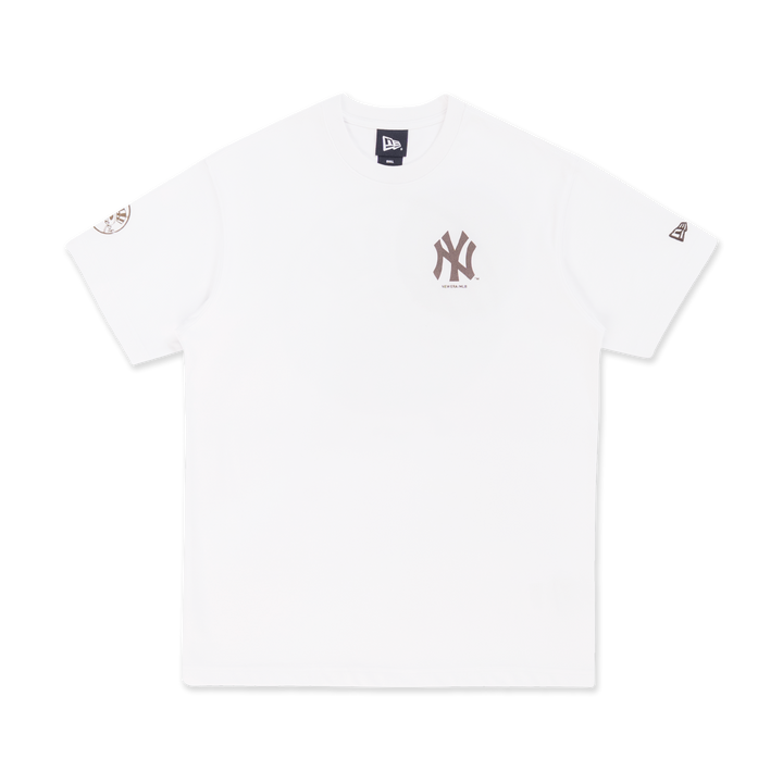 New York Yankees Forest White Short Sleeve T-Shirt